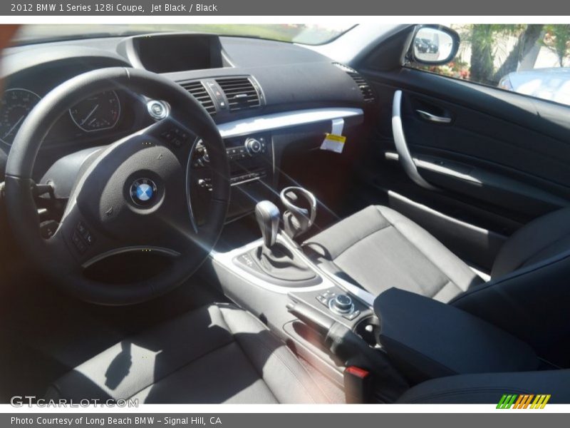 Jet Black / Black 2012 BMW 1 Series 128i Coupe