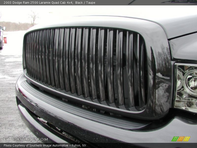 Black / Taupe 2003 Dodge Ram 2500 Laramie Quad Cab 4x4