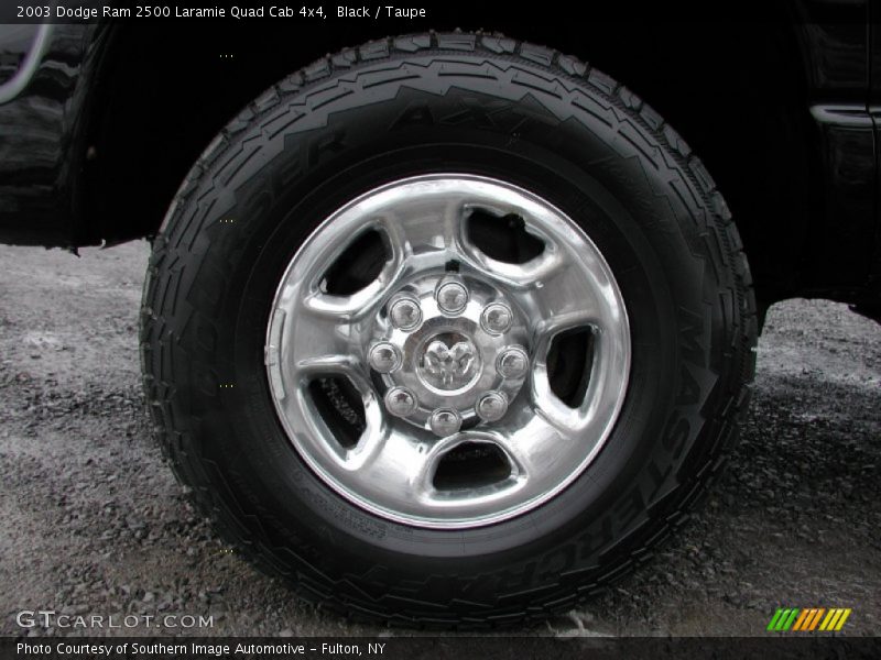 Black / Taupe 2003 Dodge Ram 2500 Laramie Quad Cab 4x4