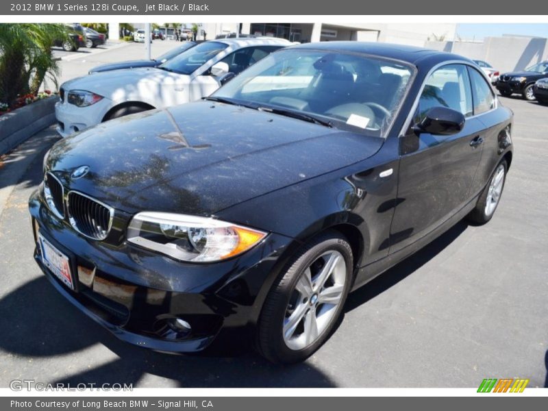Jet Black / Black 2012 BMW 1 Series 128i Coupe