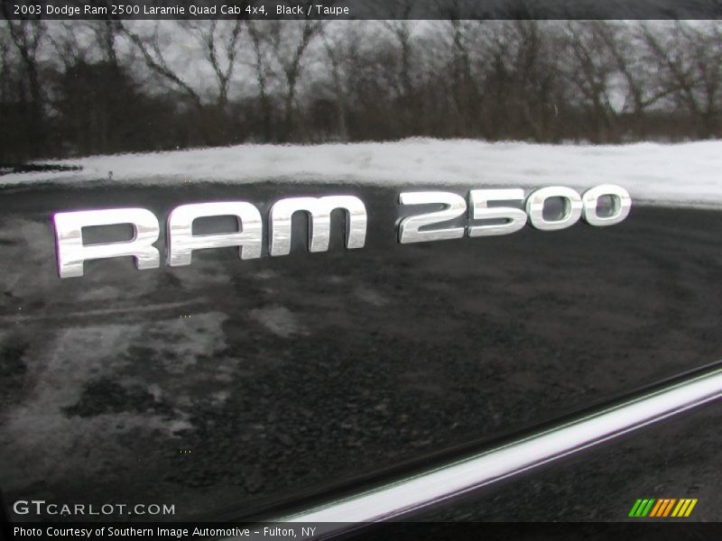 Black / Taupe 2003 Dodge Ram 2500 Laramie Quad Cab 4x4