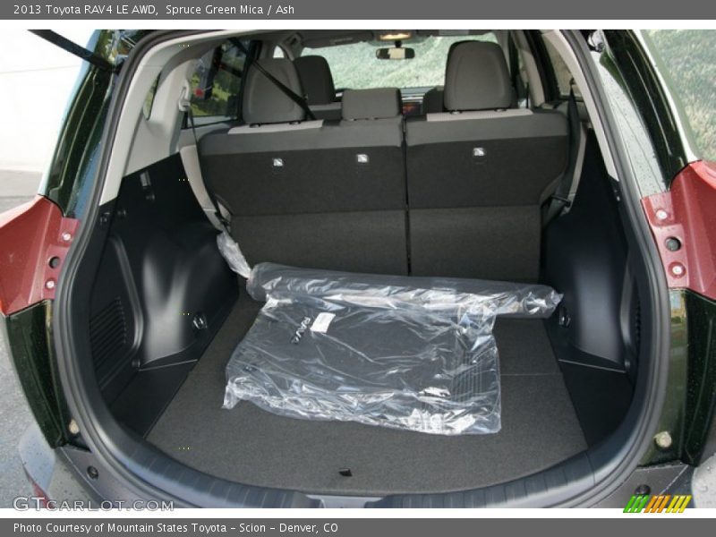 Spruce Green Mica / Ash 2013 Toyota RAV4 LE AWD