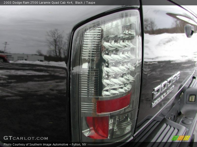 Black / Taupe 2003 Dodge Ram 2500 Laramie Quad Cab 4x4