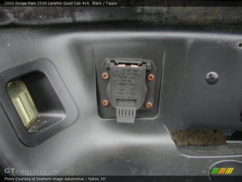Black / Taupe 2003 Dodge Ram 2500 Laramie Quad Cab 4x4
