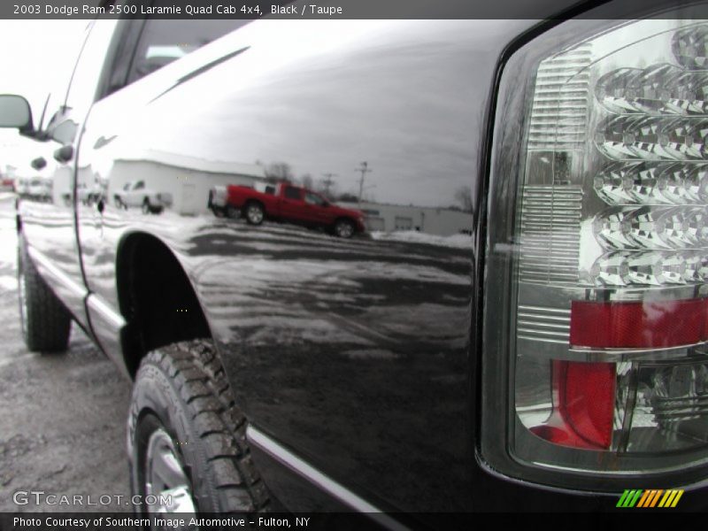 Black / Taupe 2003 Dodge Ram 2500 Laramie Quad Cab 4x4