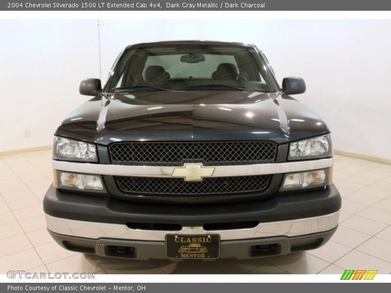 Dark Gray Metallic / Dark Charcoal 2004 Chevrolet Silverado 1500 LT Extended Cab 4x4