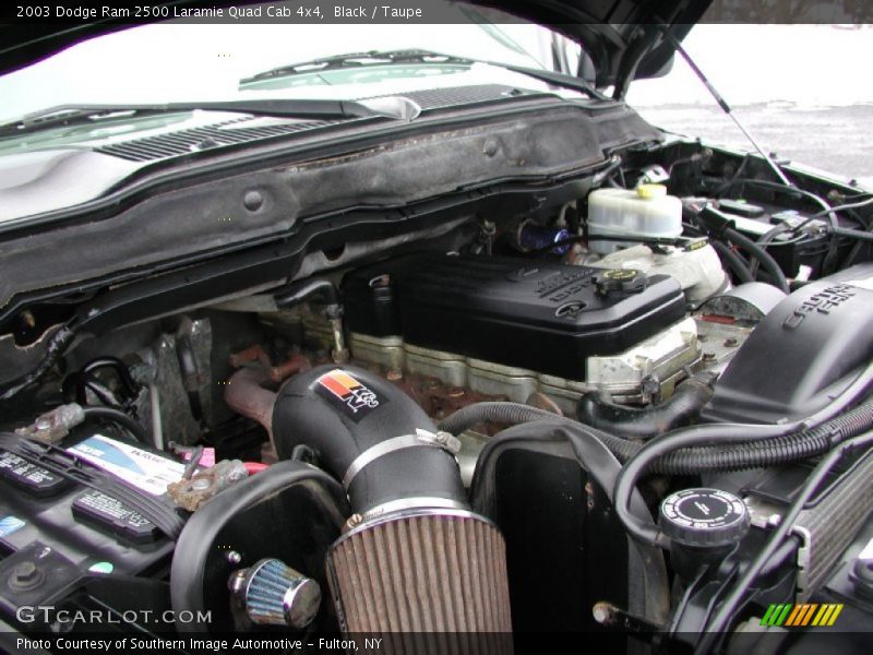 Black / Taupe 2003 Dodge Ram 2500 Laramie Quad Cab 4x4