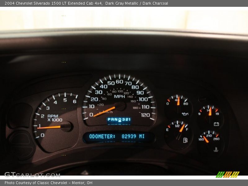  2004 Silverado 1500 LT Extended Cab 4x4 LT Extended Cab 4x4 Gauges