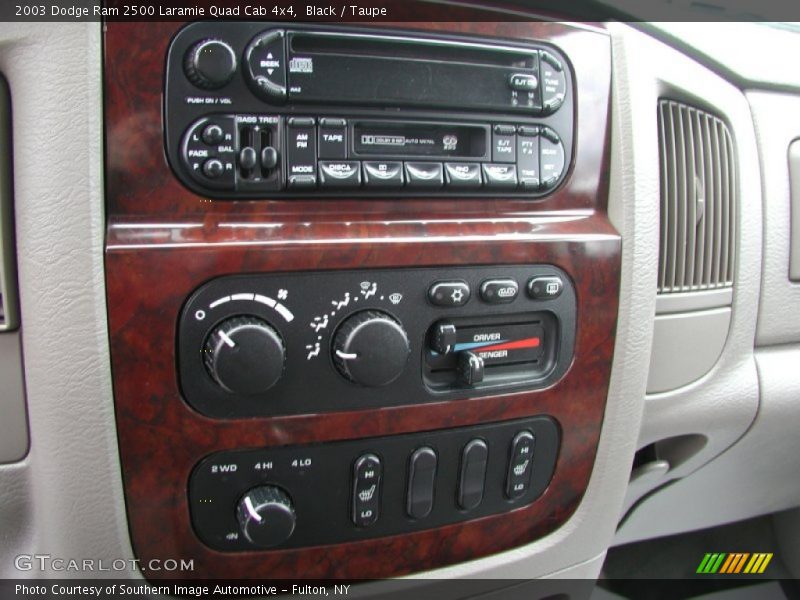 Black / Taupe 2003 Dodge Ram 2500 Laramie Quad Cab 4x4
