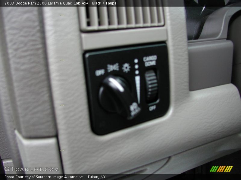 Black / Taupe 2003 Dodge Ram 2500 Laramie Quad Cab 4x4