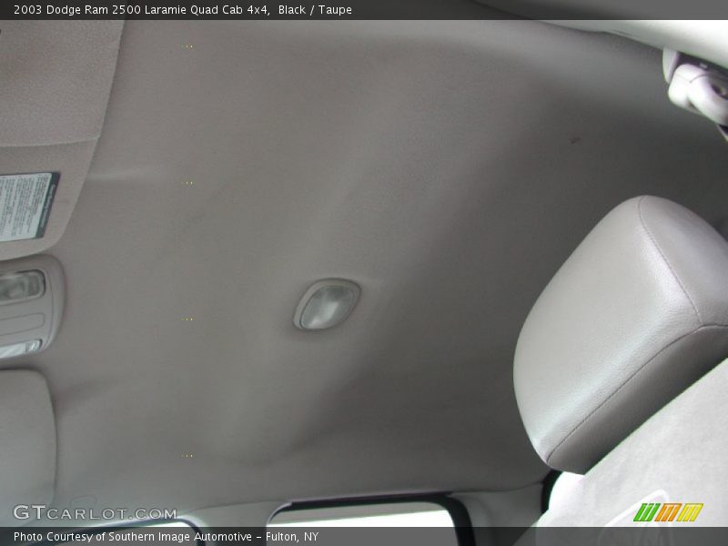 Black / Taupe 2003 Dodge Ram 2500 Laramie Quad Cab 4x4