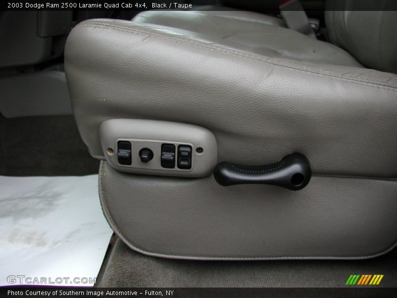 Black / Taupe 2003 Dodge Ram 2500 Laramie Quad Cab 4x4