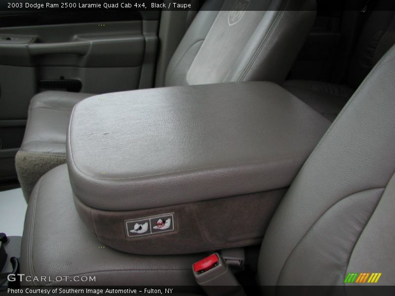 Black / Taupe 2003 Dodge Ram 2500 Laramie Quad Cab 4x4