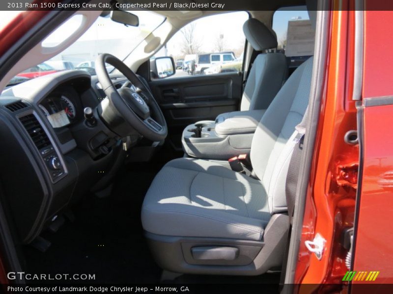 Copperhead Pearl / Black/Diesel Gray 2013 Ram 1500 Express Crew Cab