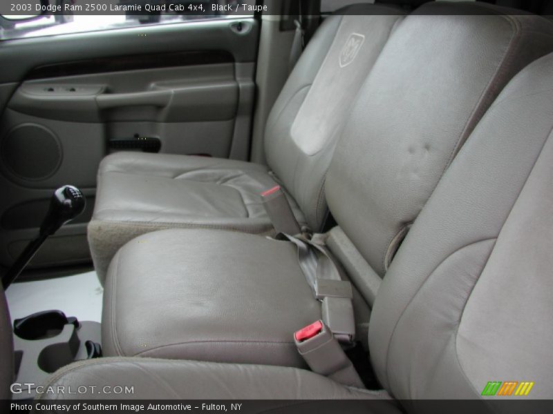 Black / Taupe 2003 Dodge Ram 2500 Laramie Quad Cab 4x4