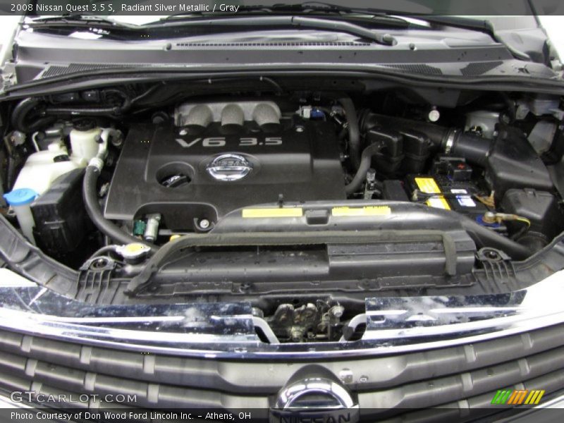 Radiant Silver Metallic / Gray 2008 Nissan Quest 3.5 S