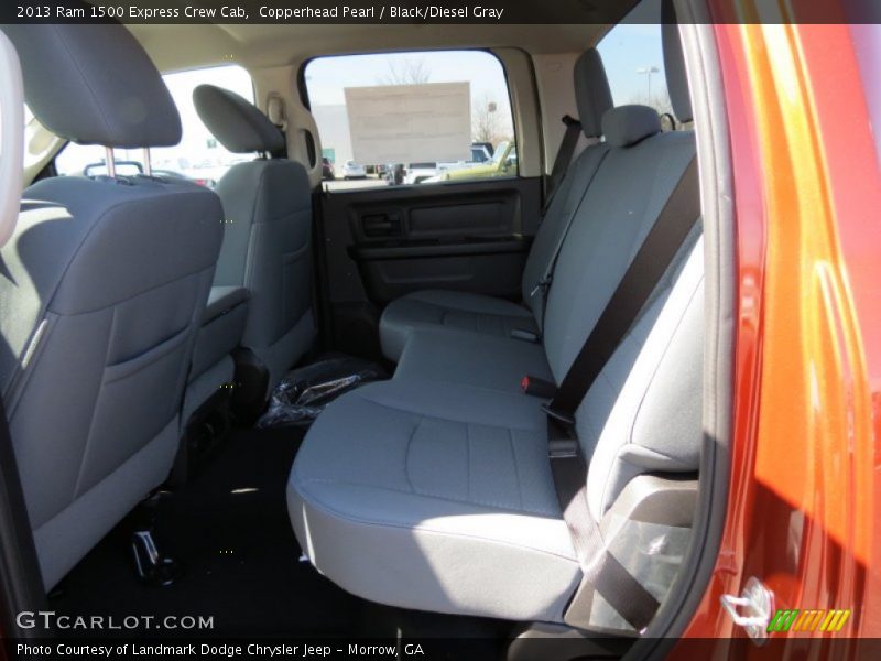 Copperhead Pearl / Black/Diesel Gray 2013 Ram 1500 Express Crew Cab