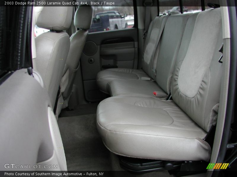 Black / Taupe 2003 Dodge Ram 2500 Laramie Quad Cab 4x4