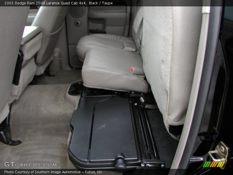 Black / Taupe 2003 Dodge Ram 2500 Laramie Quad Cab 4x4