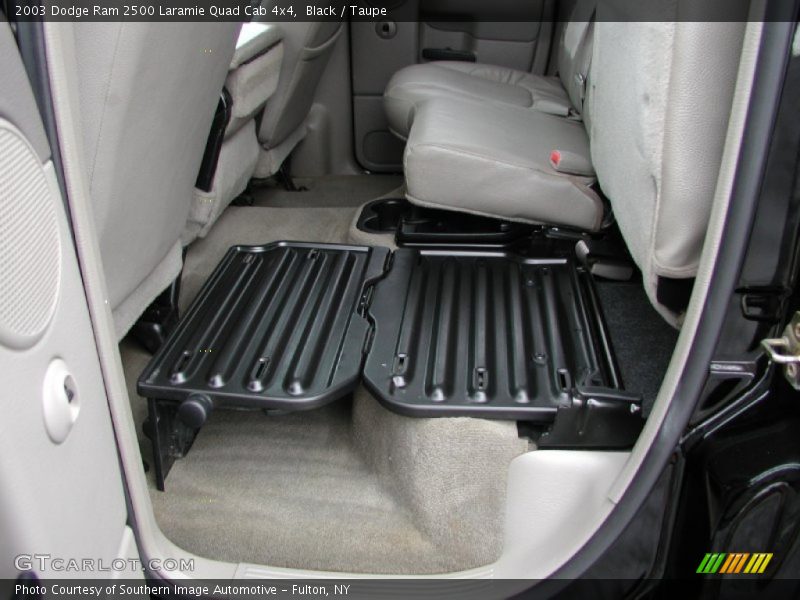 Black / Taupe 2003 Dodge Ram 2500 Laramie Quad Cab 4x4