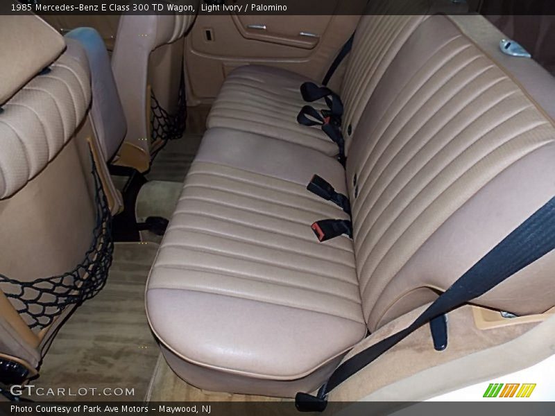 Rear Seat of 1985 E Class 300 TD Wagon