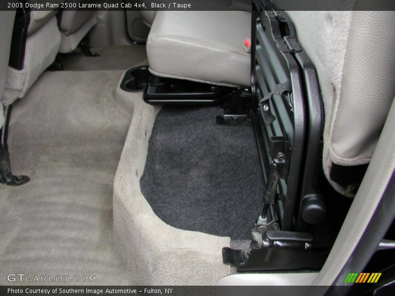 Black / Taupe 2003 Dodge Ram 2500 Laramie Quad Cab 4x4