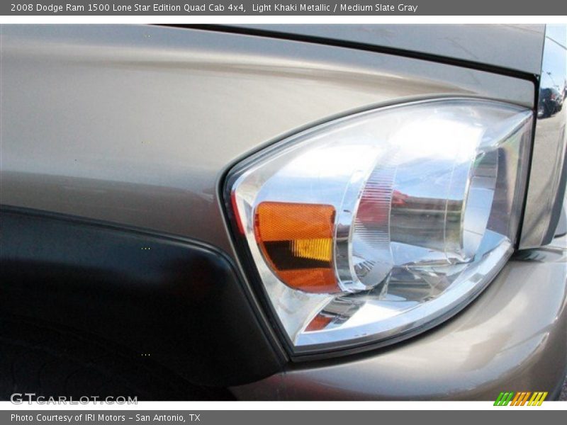 Light Khaki Metallic / Medium Slate Gray 2008 Dodge Ram 1500 Lone Star Edition Quad Cab 4x4