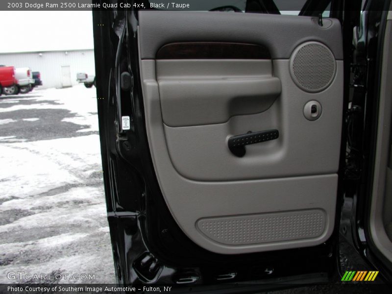 Black / Taupe 2003 Dodge Ram 2500 Laramie Quad Cab 4x4
