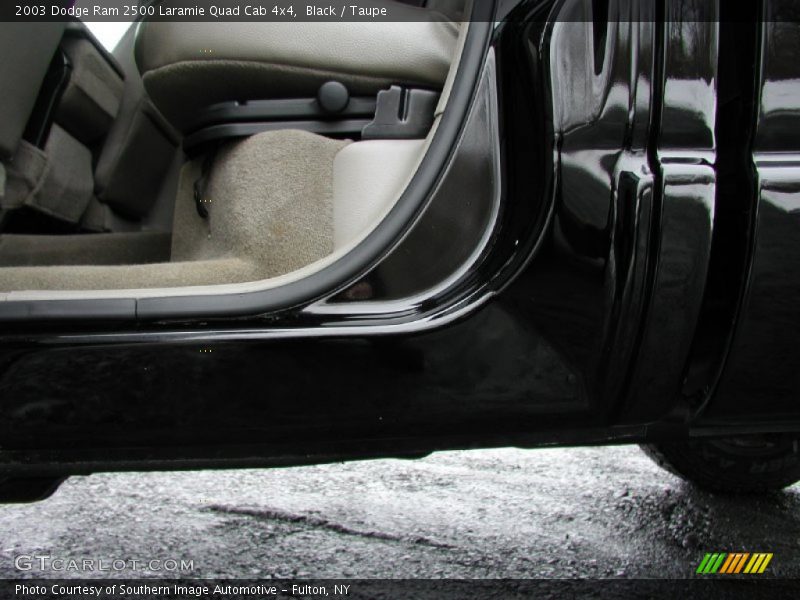 Black / Taupe 2003 Dodge Ram 2500 Laramie Quad Cab 4x4