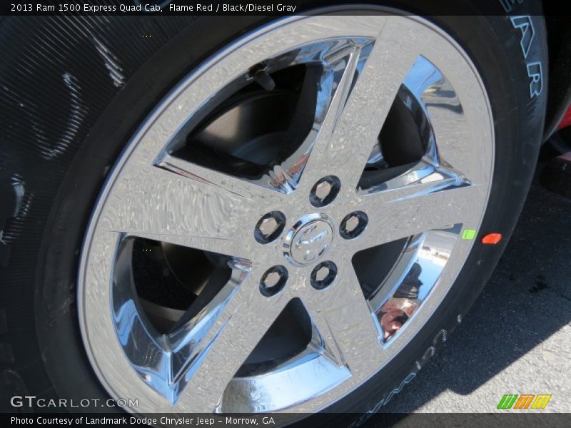 Flame Red / Black/Diesel Gray 2013 Ram 1500 Express Quad Cab