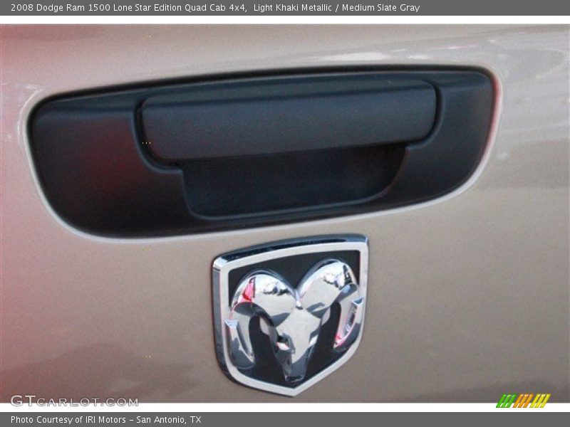 Light Khaki Metallic / Medium Slate Gray 2008 Dodge Ram 1500 Lone Star Edition Quad Cab 4x4