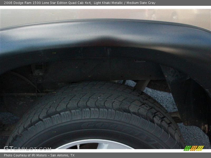 Light Khaki Metallic / Medium Slate Gray 2008 Dodge Ram 1500 Lone Star Edition Quad Cab 4x4