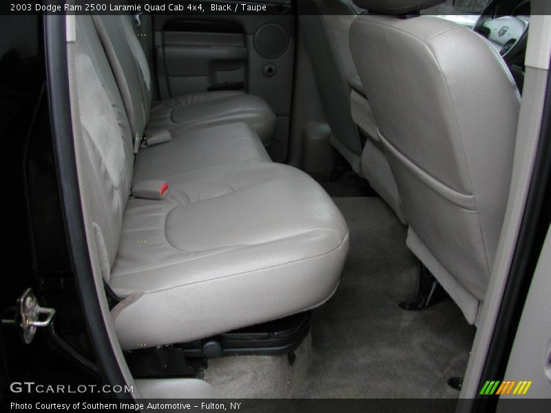 Black / Taupe 2003 Dodge Ram 2500 Laramie Quad Cab 4x4