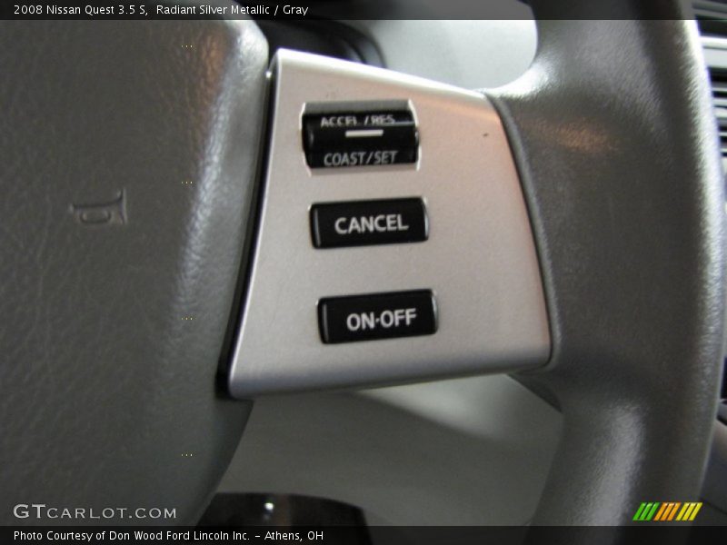 Radiant Silver Metallic / Gray 2008 Nissan Quest 3.5 S