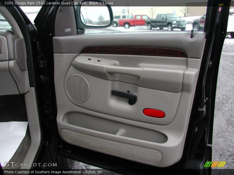 Black / Taupe 2003 Dodge Ram 2500 Laramie Quad Cab 4x4