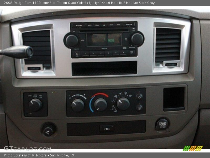Light Khaki Metallic / Medium Slate Gray 2008 Dodge Ram 1500 Lone Star Edition Quad Cab 4x4