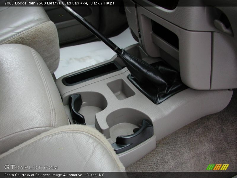 Black / Taupe 2003 Dodge Ram 2500 Laramie Quad Cab 4x4
