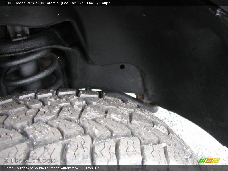 Black / Taupe 2003 Dodge Ram 2500 Laramie Quad Cab 4x4