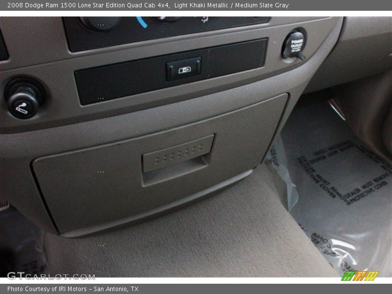 Light Khaki Metallic / Medium Slate Gray 2008 Dodge Ram 1500 Lone Star Edition Quad Cab 4x4