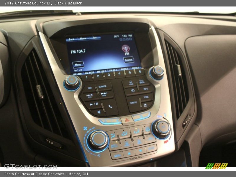 Controls of 2012 Equinox LT