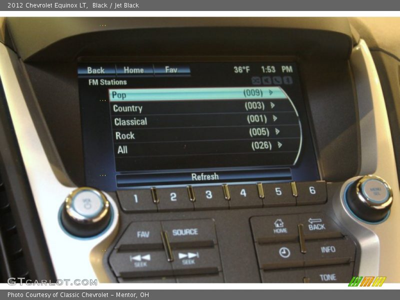 Black / Jet Black 2012 Chevrolet Equinox LT