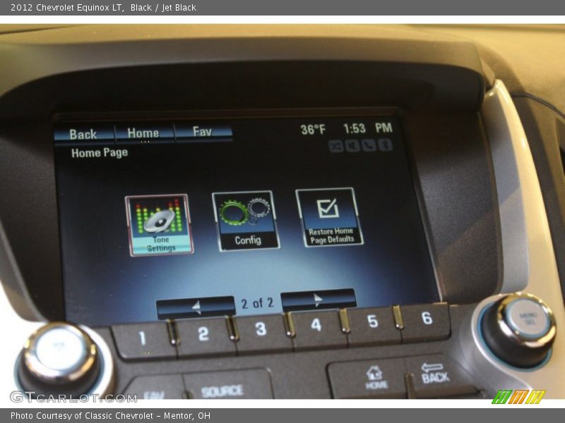 Black / Jet Black 2012 Chevrolet Equinox LT
