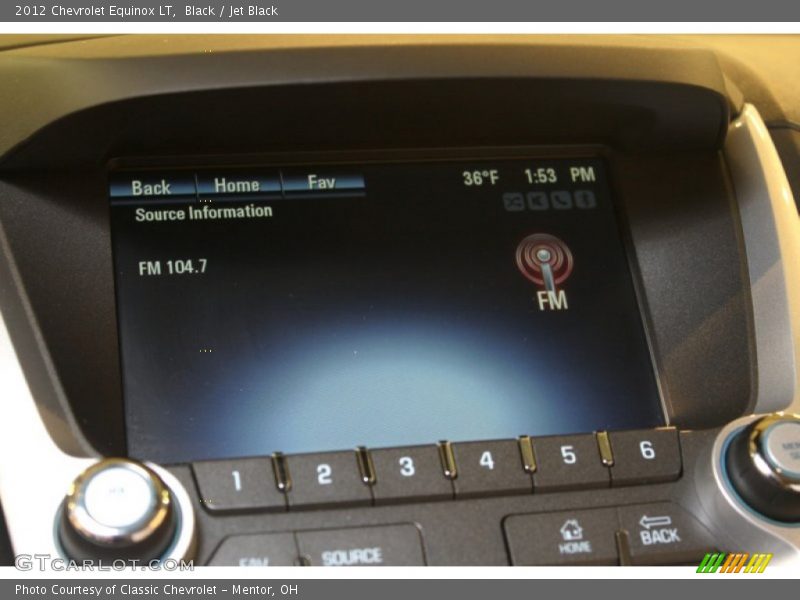 Black / Jet Black 2012 Chevrolet Equinox LT