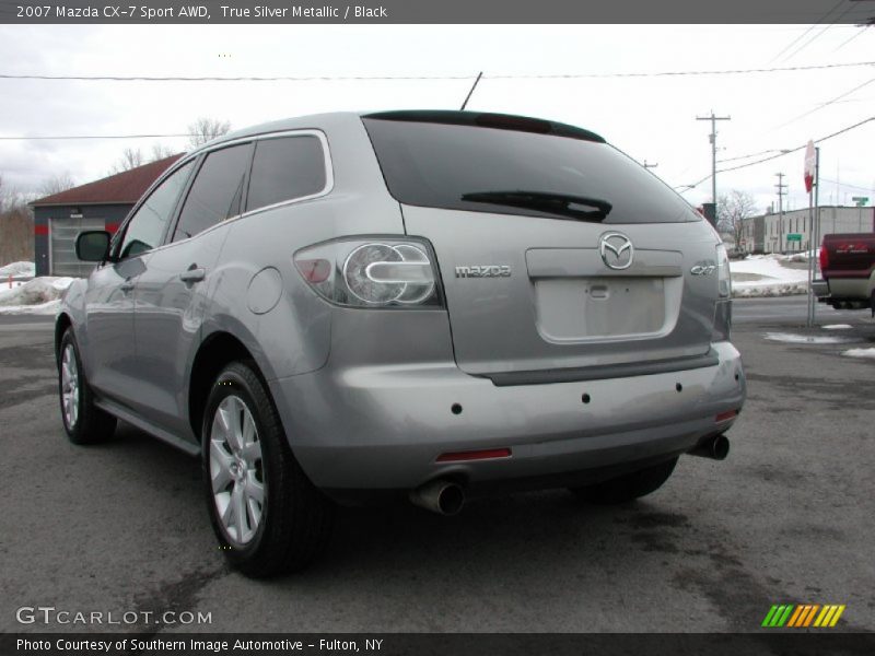 True Silver Metallic / Black 2007 Mazda CX-7 Sport AWD