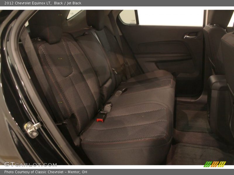 Rear Seat of 2012 Equinox LT
