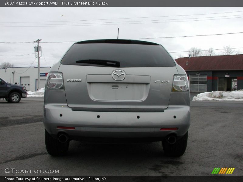 True Silver Metallic / Black 2007 Mazda CX-7 Sport AWD