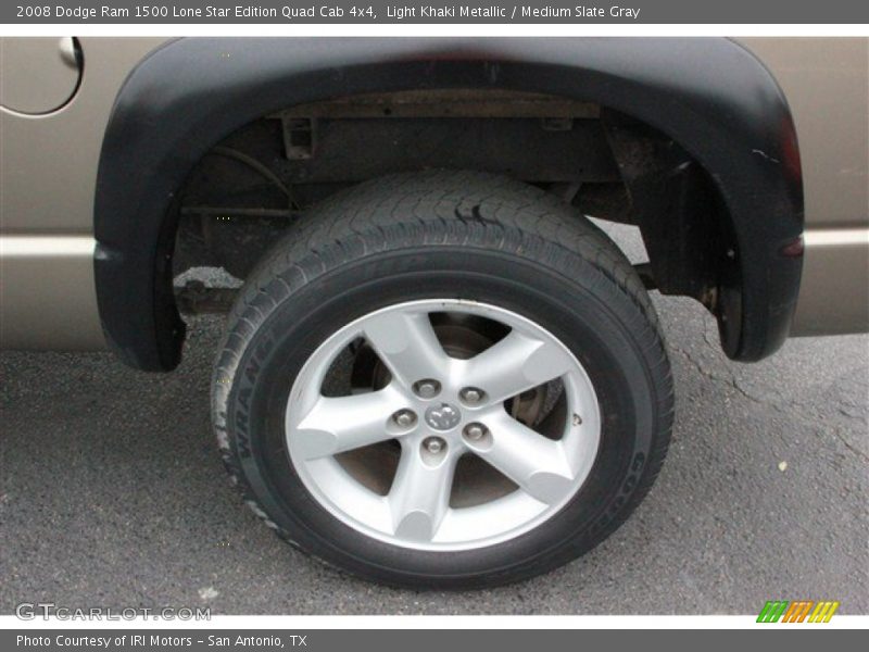 Light Khaki Metallic / Medium Slate Gray 2008 Dodge Ram 1500 Lone Star Edition Quad Cab 4x4