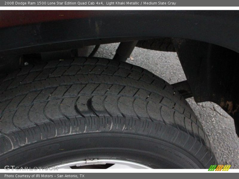 Light Khaki Metallic / Medium Slate Gray 2008 Dodge Ram 1500 Lone Star Edition Quad Cab 4x4