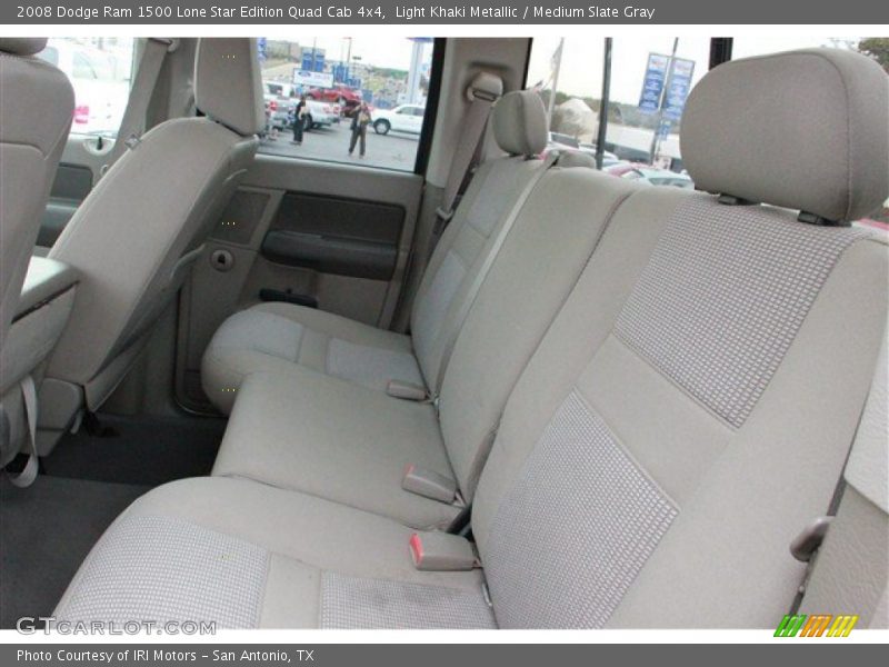 Light Khaki Metallic / Medium Slate Gray 2008 Dodge Ram 1500 Lone Star Edition Quad Cab 4x4