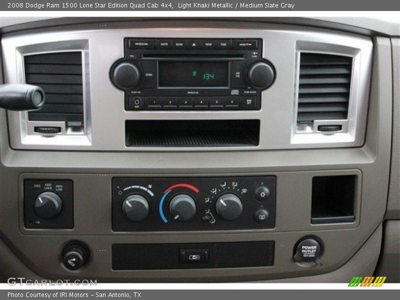 Light Khaki Metallic / Medium Slate Gray 2008 Dodge Ram 1500 Lone Star Edition Quad Cab 4x4